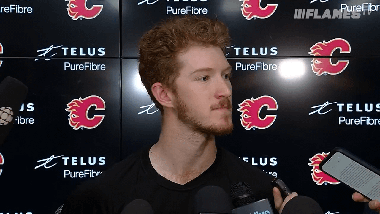 “I mean, I can't generate offense. I do my job, I try to keep the puck out of our net, and hope that our guys can generate a couple.” - Dustin Wolf following the Flames’ 7th straight loss