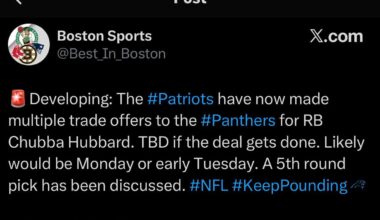 Patriots have allegedly made multiple offers for Chuba Hubbard. How valid are these claims?