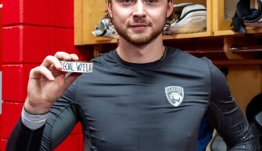 Full Circle Moment For Cole Schwindt. Scored His First Goal as a Cat.