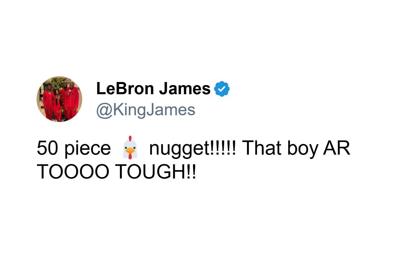 Lebron's reaction to Austin Reaves' game today