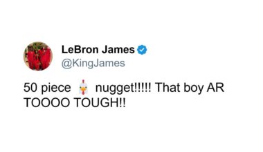 Lebron's reaction to Austin Reaves' game today