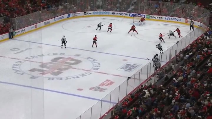 Lights went out on Mammoths and Blackhawks not once but twice