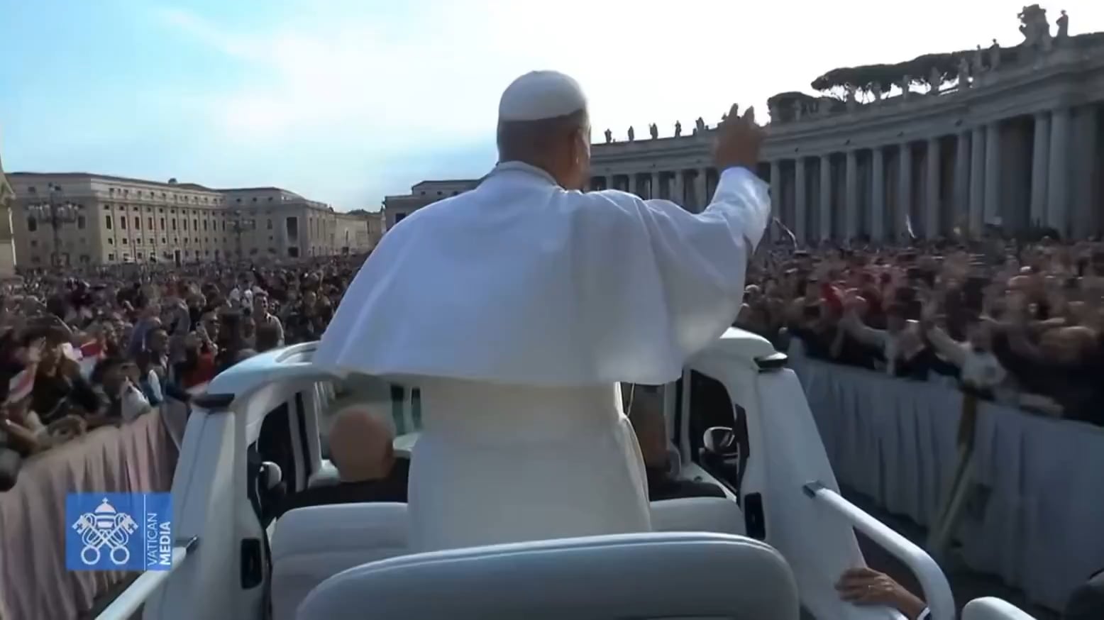Someone in the crowd: “Go Cubs!” - Pope Leo: “They lost!”