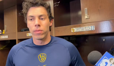 Christian Yelich: “It’s part of the story, man. Sometimes you’re going to have to win some big games. You face some adversity in the postseason and you have to keep going.”