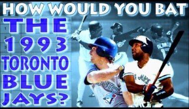 A unique video about how would you bat the 1993 Toronto Blue Jays (obviously the last time TOR made the WS).