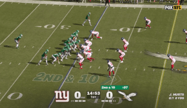 From the nfl community on Reddit: [Highlight] Saquon Barkley breaks off 65-yard TD on second play of game