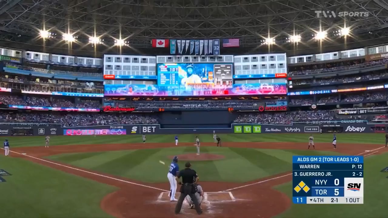 Vladimir Guerrero Jr grand slam (French feed)