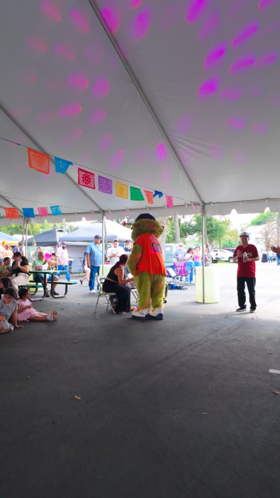 Orbit Enjoying his time off this post season.