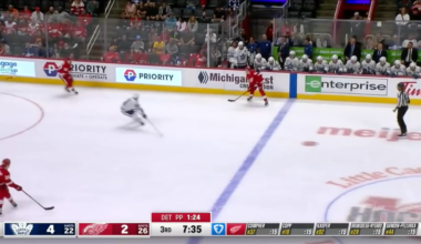 Michael Brandsegg-Nygård from Axel Sandin-Pellikka and Marco Kasper on the PP