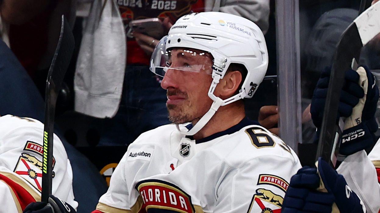 Marchand In Tears As He Receives Standing Ovation In Return To Boston