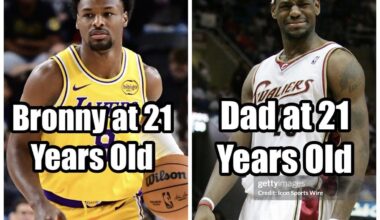 Bronny turns 21 years old today!