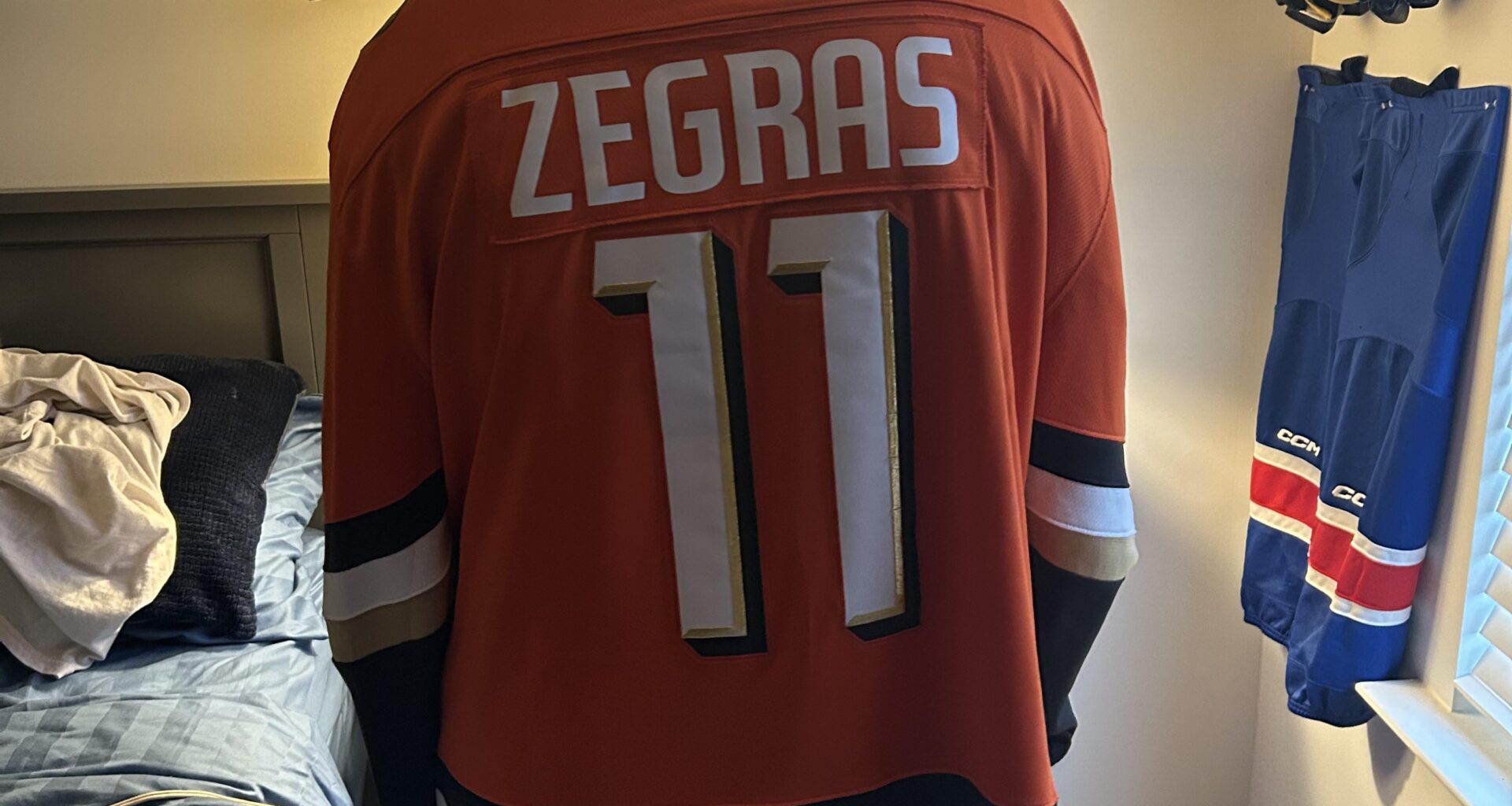 Biggest Sharks fan lost a bet