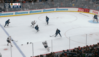 Andre Burakovsky with a beautiful between the legs goal