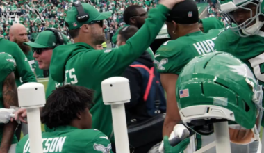 Jalen Hurts and Jahan Dotson's bond only grows stronger each week.