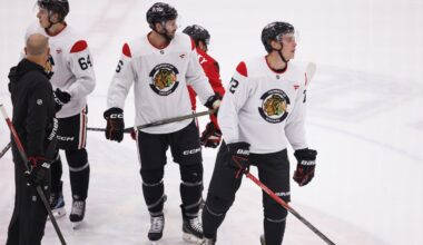 Blackhawks injury updates: Alex Vlasic probable for season opener after getting cut by skate