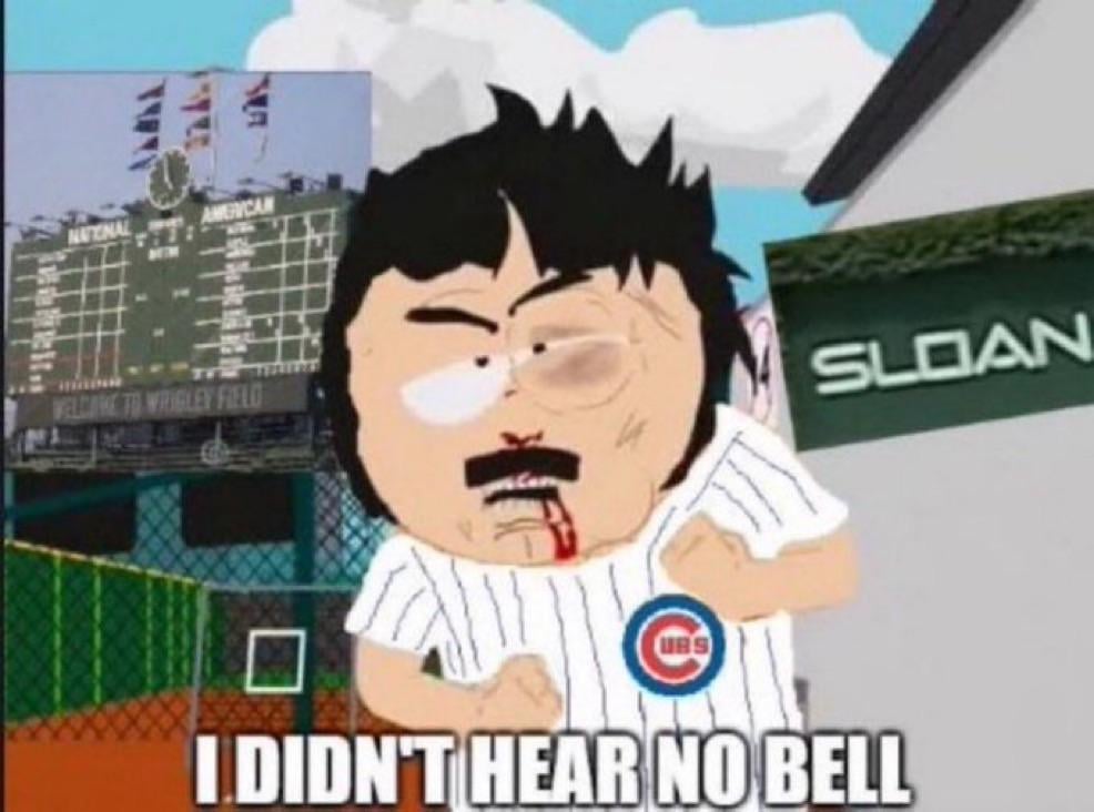 Get loud tomorrow Chicago! Make them earn it.