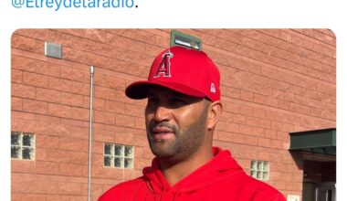 Albert Pujols is the halos new manager?!