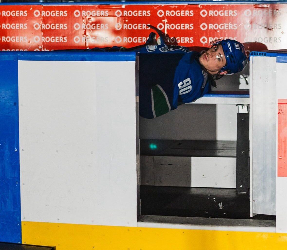 Victor Mancini serving face at the box (as usual)