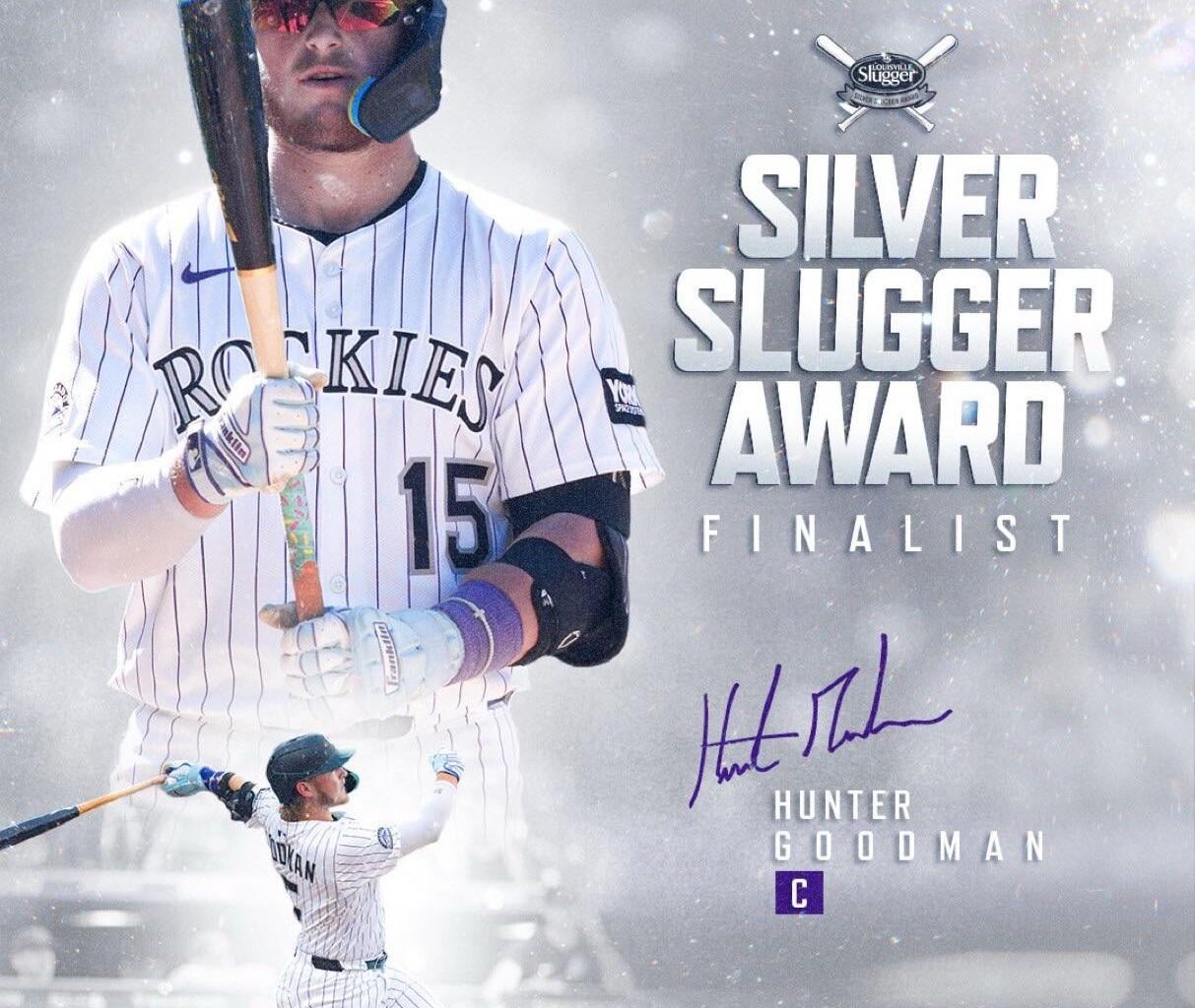 Hunter Goodman is a 2025 NL Silver Slugger Award Finalist at Catcher