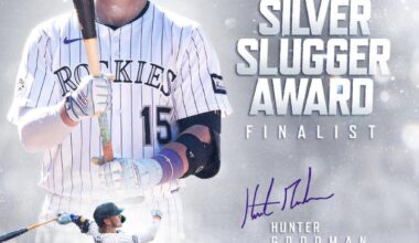Hunter Goodman is a 2025 NL Silver Slugger Award Finalist at Catcher