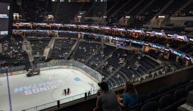 The steep seating from 111