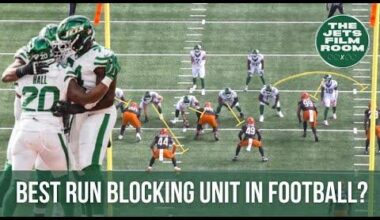 The Jets run blocking is ELITE. Is it Top 5 in the league?? | All-22 Film Breakdown 🎥