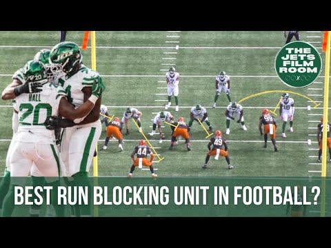 The Jets run blocking is ELITE. Is it Top 5 in the league?? | All-22 Film Breakdown 🎥