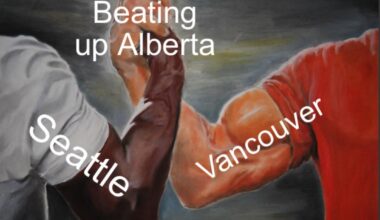 The Kraken and Canucks had one thing in common tonight: beating up Alberta