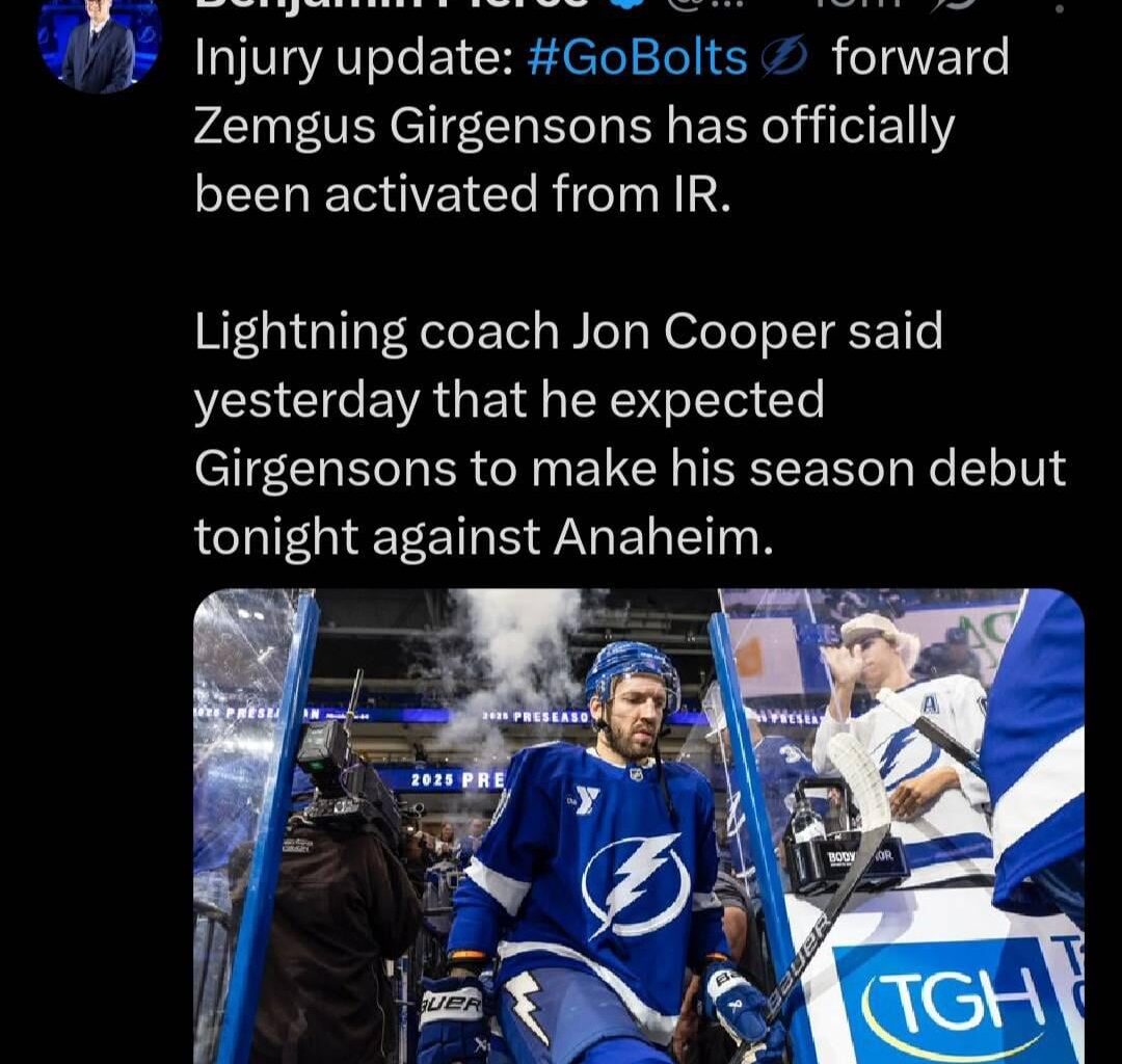 Girgensons is good to go!!!