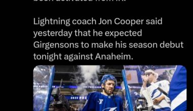 Girgensons is good to go!!!