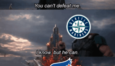 Me, a Mariners fan, watching the World Series last night.