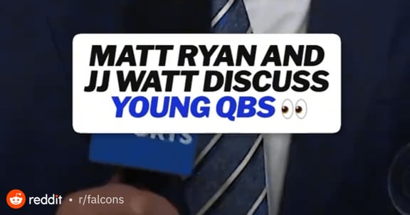 JJ Watt and Matt Ryan have some words for all you people overreacting