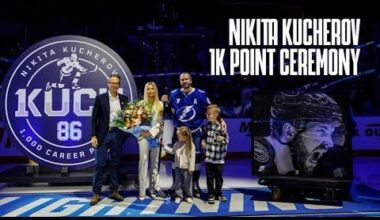 Official pregame ceremony thanks to the Lightning YouTube page