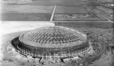 Construction of the Astrodome 1964❤️
