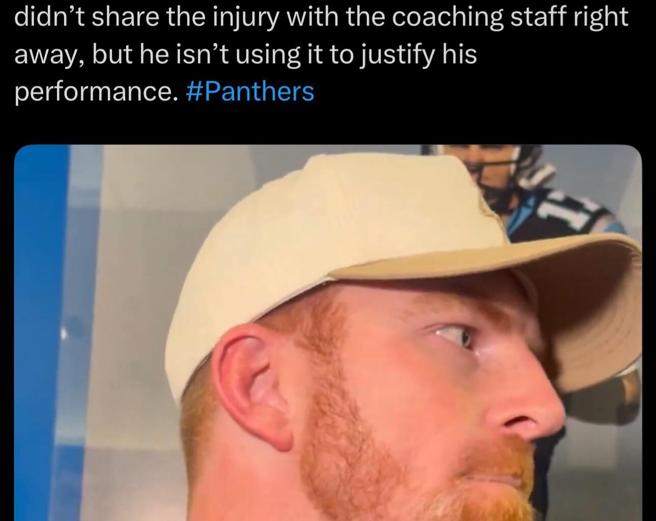 [Quick] Andy Dalton shares that his thumb is broken. He didn’t share the injury with the coaching staff right away, but he isn’t using it to justify his performance.