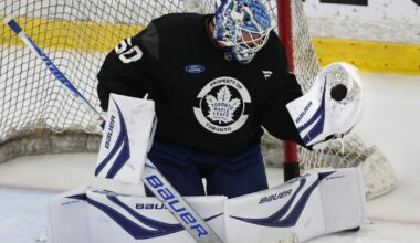 Joseph Woll is back skating with the Maple Leafs. His teammates couldn’t be happier