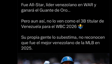Venezuela doesn’t think Maikel is good enough to start at 3B