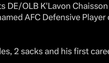 Congrats to Chaisson!