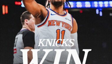 The Knicks officially got a win before the Jets