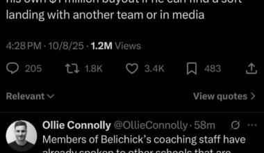 Falcons not hiring Belichick is one of the smartest decisions the franchise has ever made.