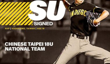 [Padres] We have agreed to terms with Taiwanese right-handed pitcher Lan-Hong Su.