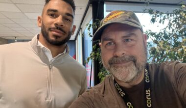 Kane selfie at Global BC