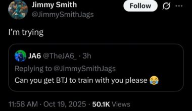 Jimmy Smith gotta save us 😭