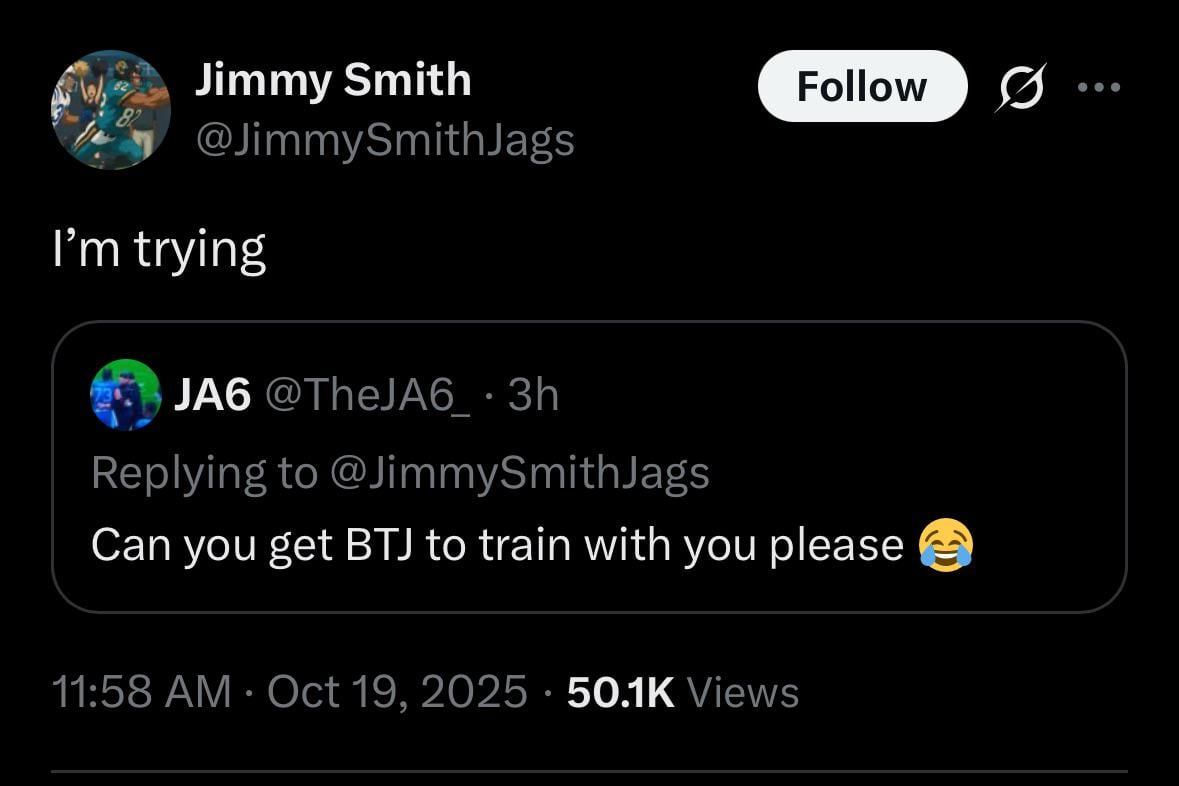Jimmy Smith gotta save us 😭