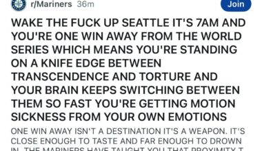 I know we wanted this one … but are Mariners fans OK?