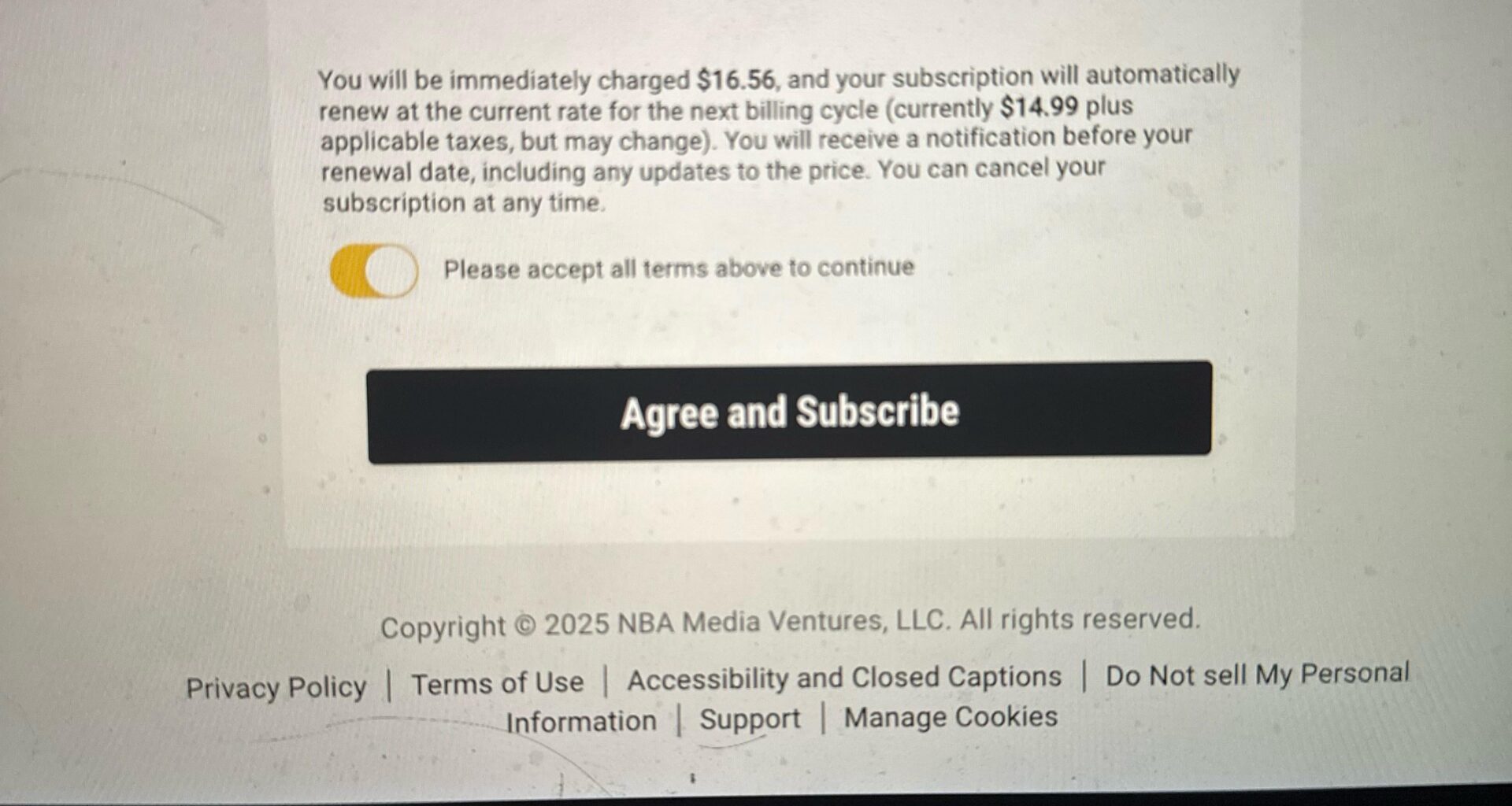 Is anyone having trouble subscribing to Pelicans+?