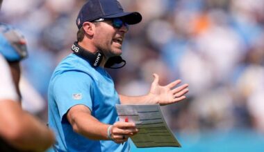 “The Titans have more turnovers (five) than offensive touchdowns scored (three) this season.”