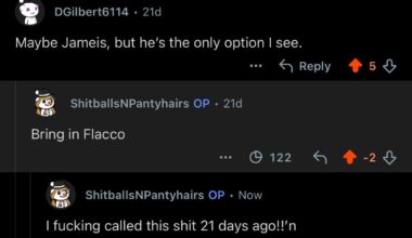 Called this shit 21 days ago. Lmao