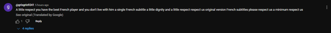 Comment on a recent Spurs video