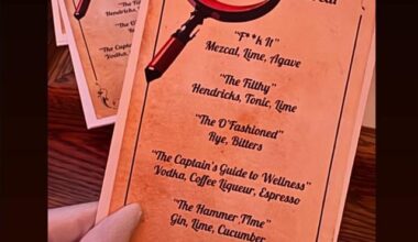 They had a murder mystery party